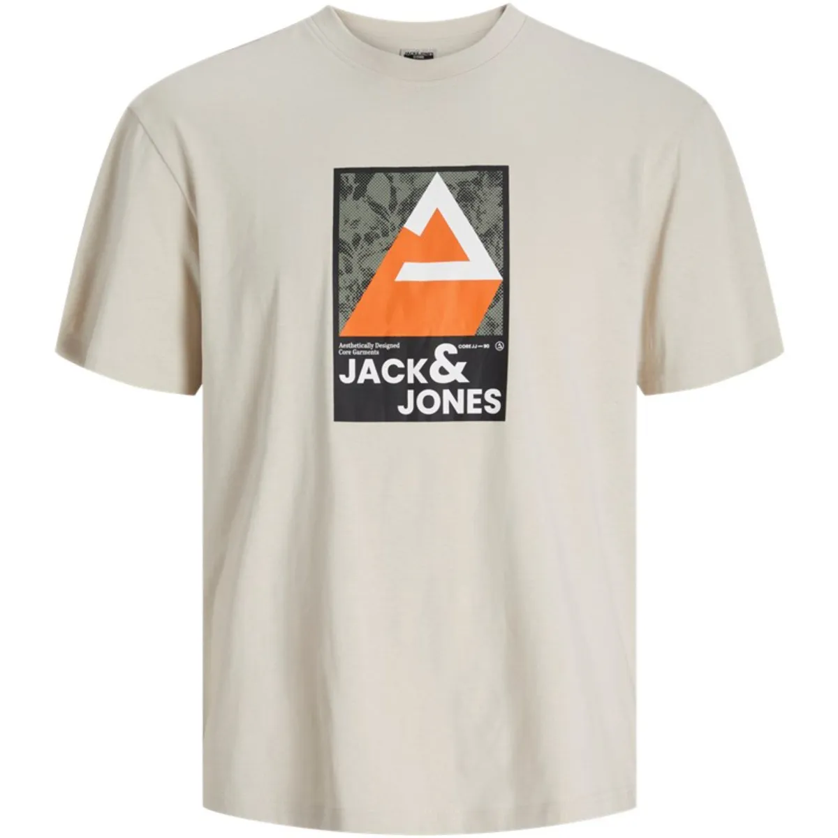 12256682 JCOJJ COLORFUL TEE SS CREW NECK MOONBEAM