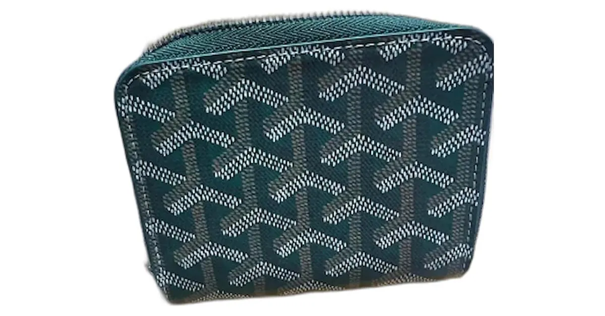 233 Cartera pequeña Matignon de GOYARD. Verde 