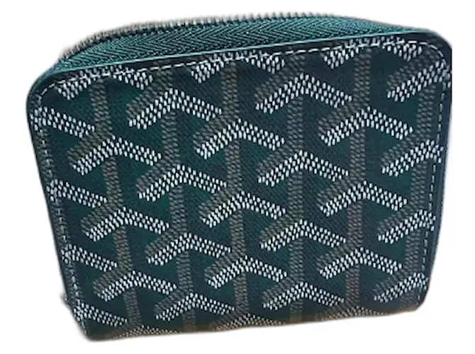 233 Cartera pequeña Matignon de GOYARD. Verde 