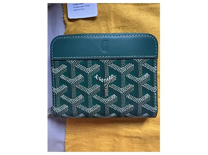 233 Cartera pequeña Matignon de GOYARD. Verde 