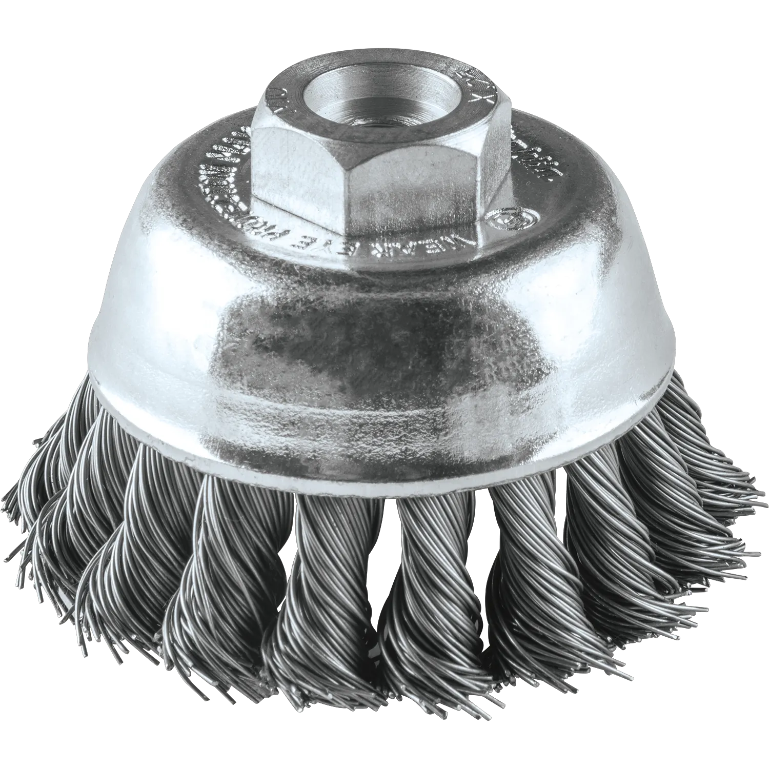 2‑3/4" Knot Wire Cup Brush, M10 x 1.25