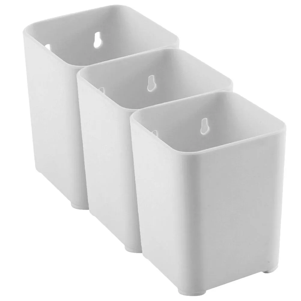 3pcs Toothbrush Holder Pen Holder Wall Mount Pen Organizer Office Pen Holder Office Pen Box