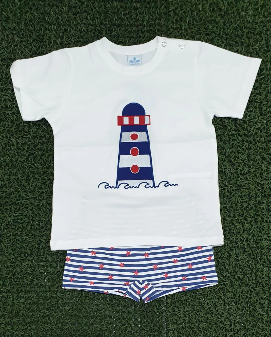 A Conjunto niño baño BOXER + CAMISETA familia marinera R390228