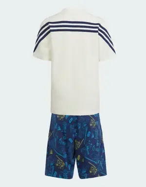 Adidas Conjunto camiseta y pantalón corto adidas x Star Wars Young Jedi