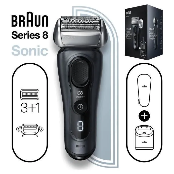 Afeitadora eléctrica Series 8 8453cc BRAUN