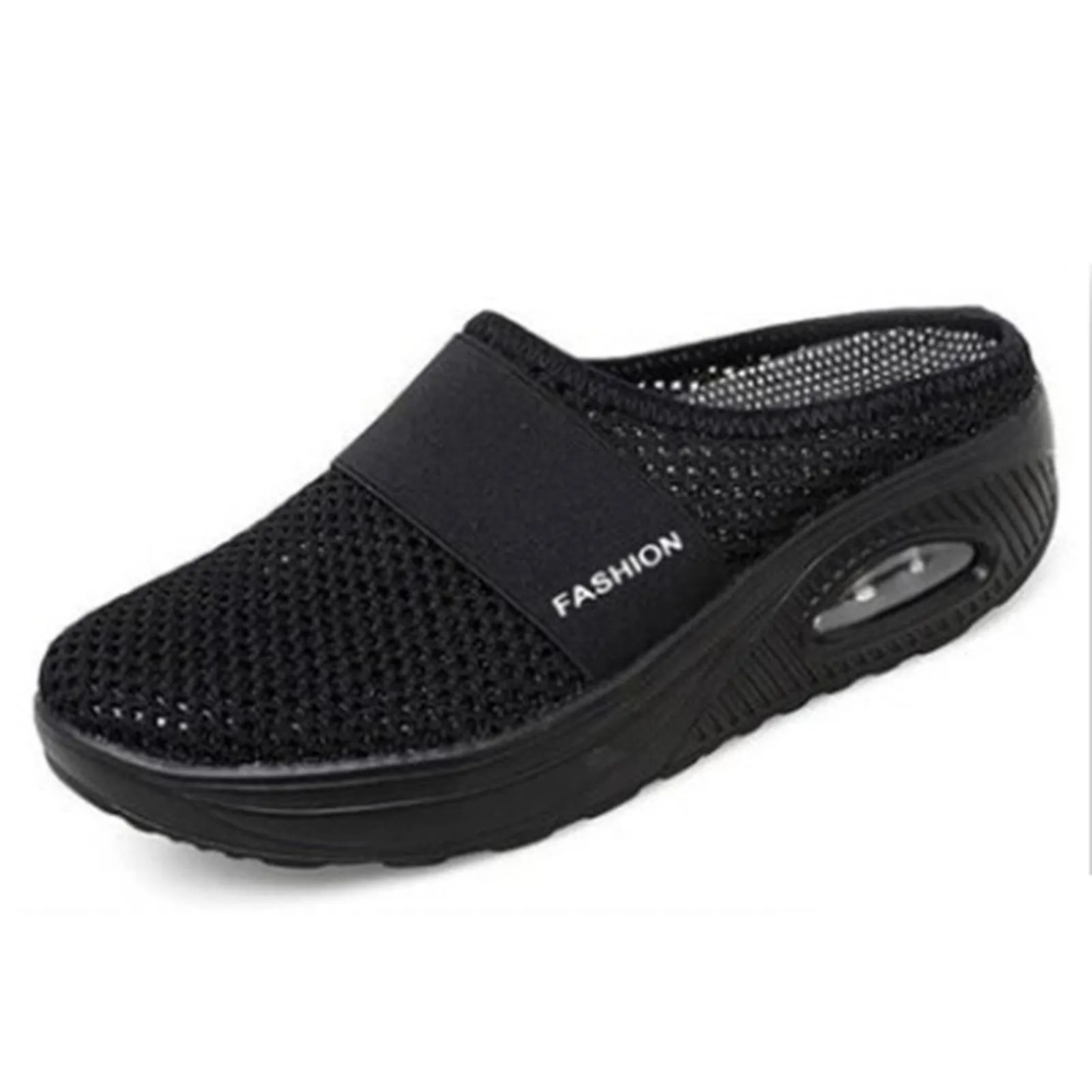 AIRCUSHION HEIGHTENING WALKING SHOES BREATHABLE LEISURE LIGHTWEIGHT MESH SLIPON WALKING SHOES OUTDOOR AND INDOOR NEW