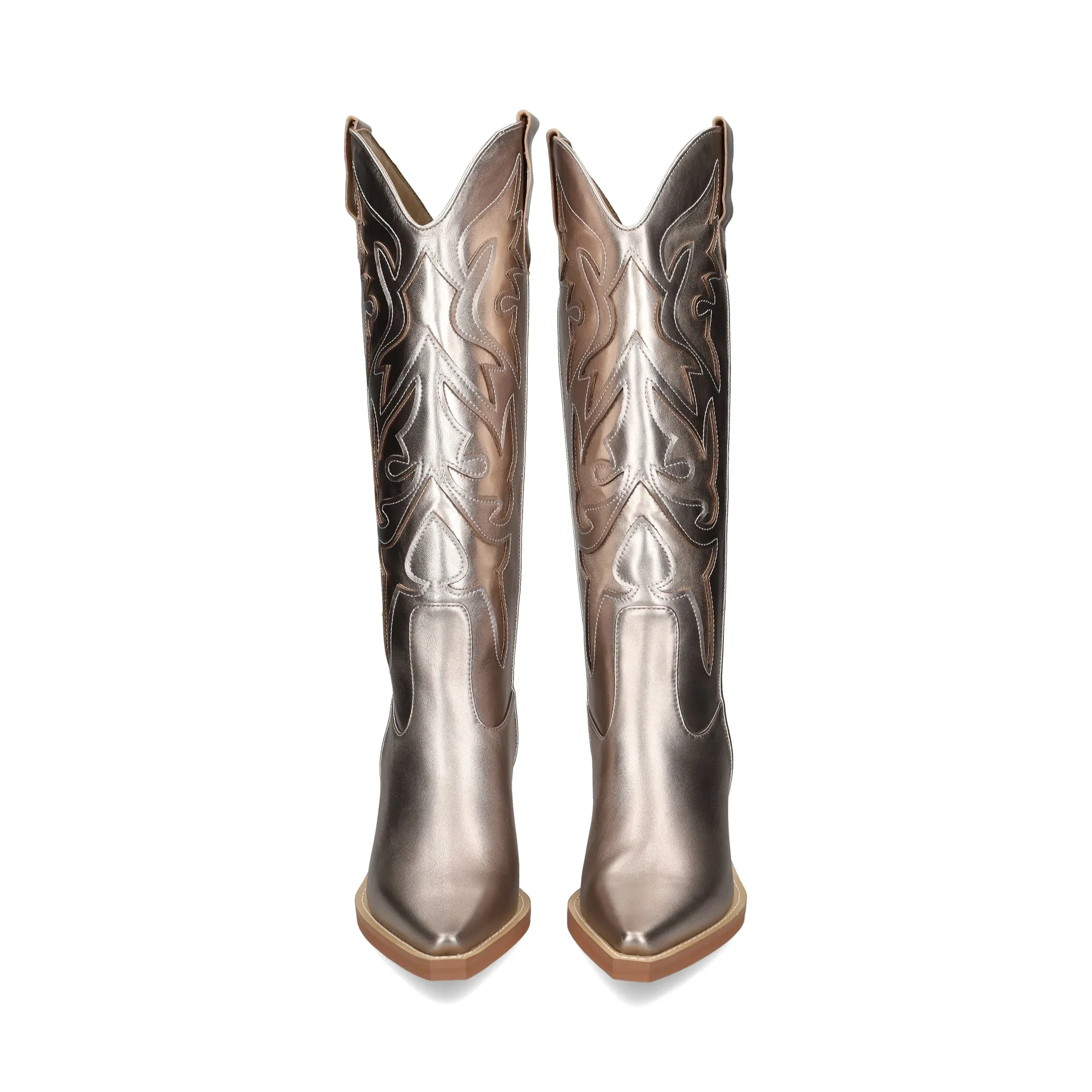 ALMA EN PENA Botas con tacón de Mujer BRONCE
