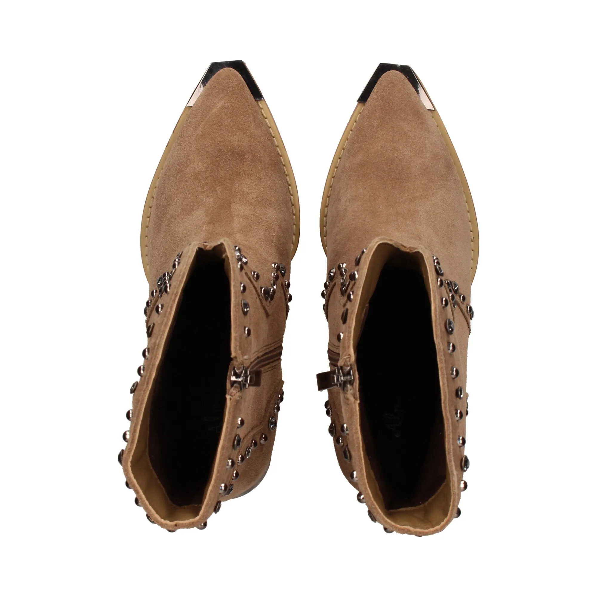 ALMA EN PENA Botines con tacón de Mujer VISON