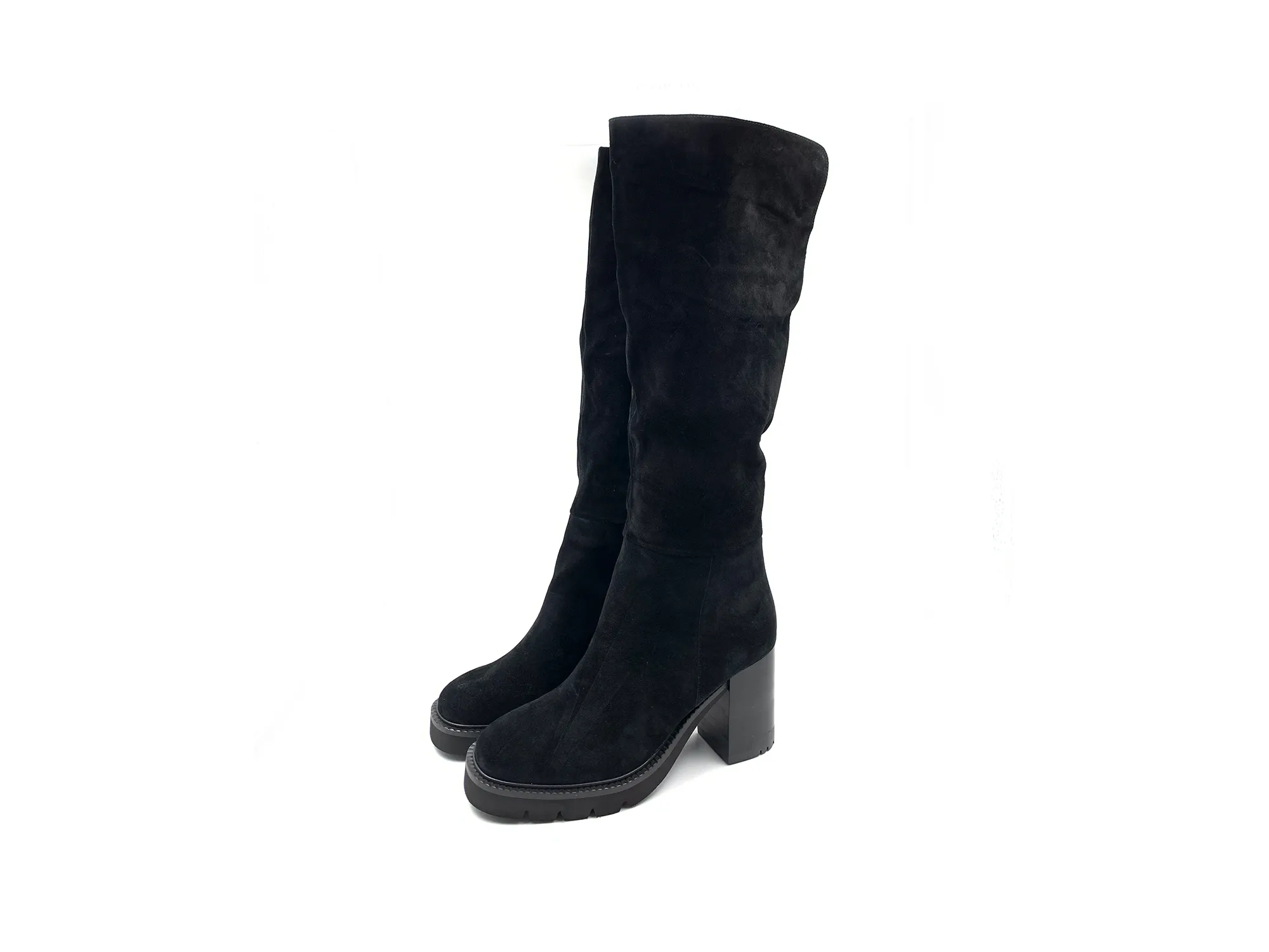 Alma En Pena I22bl2056 Bota CaÑa Alta Serraje Piel Negro Mujer