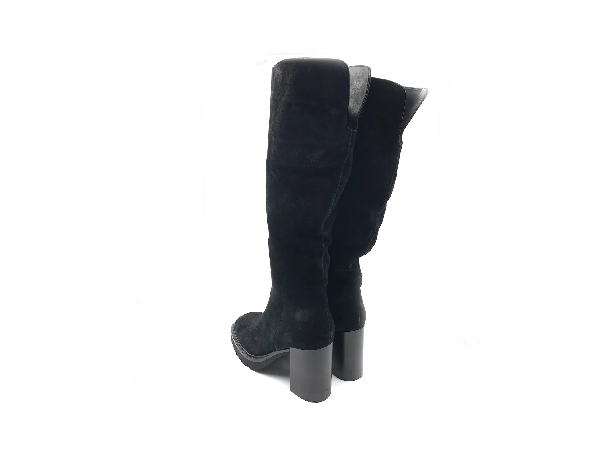 Alma En Pena I22bl2056 Bota CaÑa Alta Serraje Piel Negro Mujer