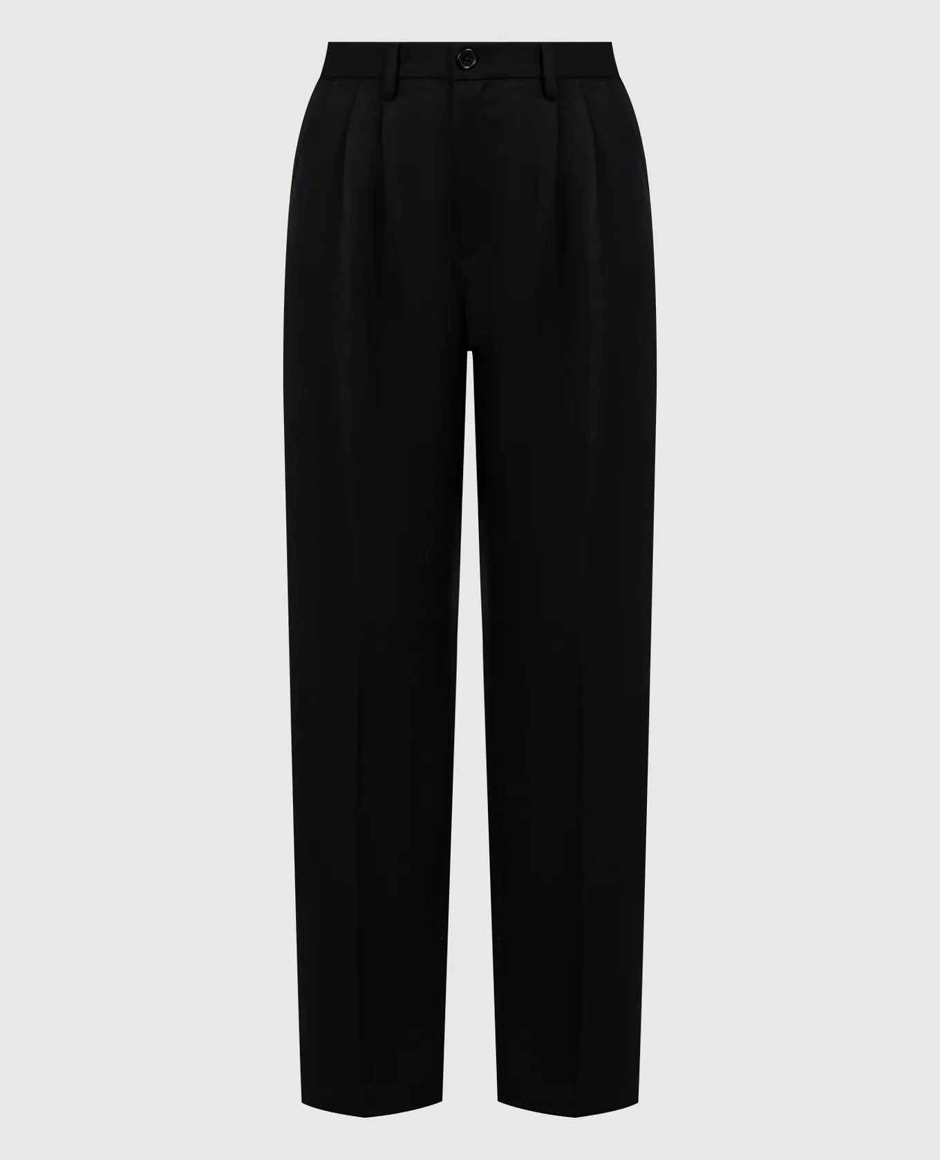 Anine Bing CARRIE black wool pants