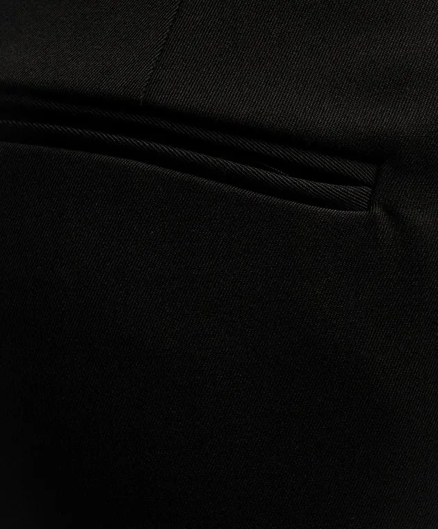 Anine Bing CARRIE black wool pants