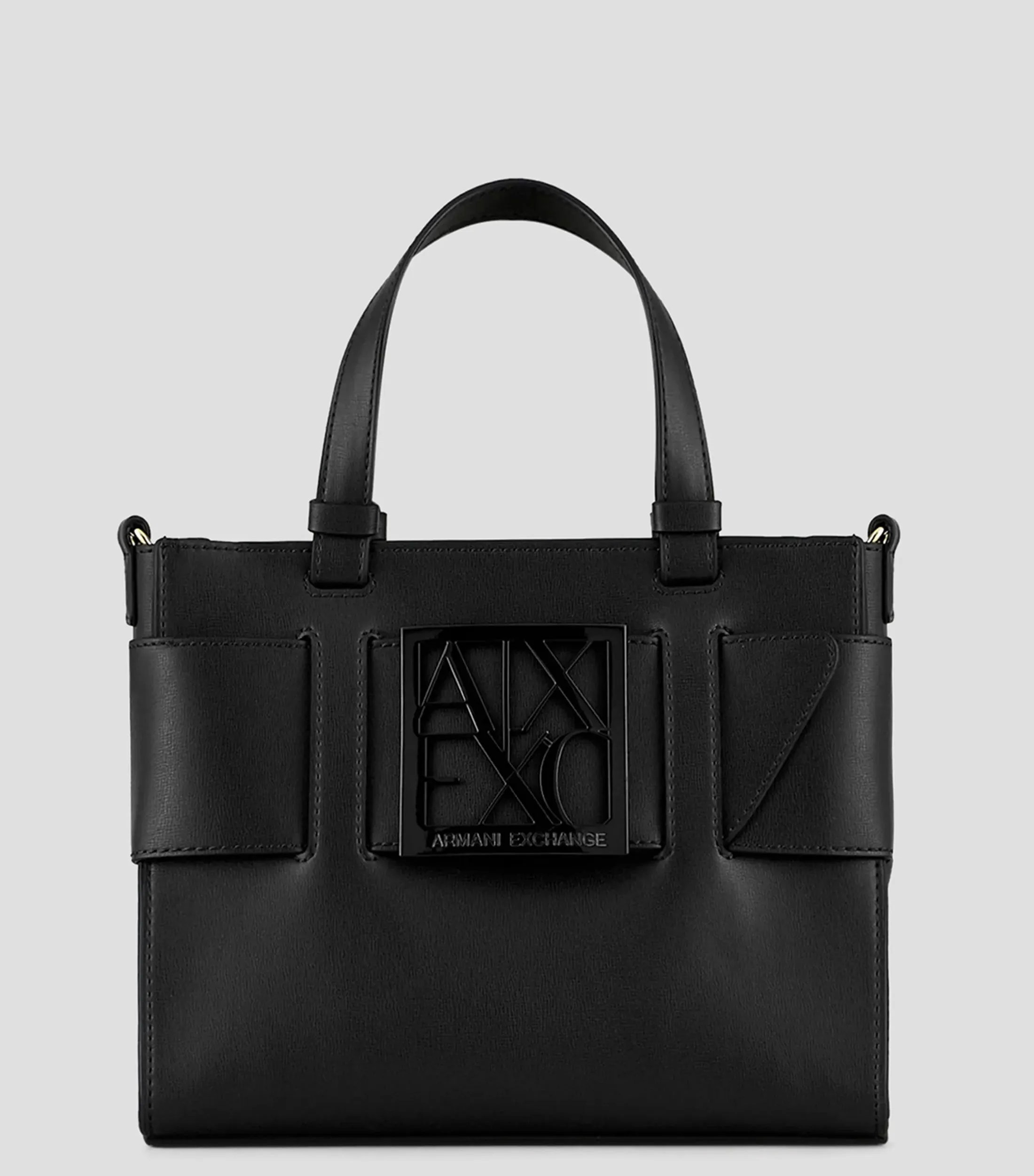 Armani Exchange Bolso Tote negro liso Mujer