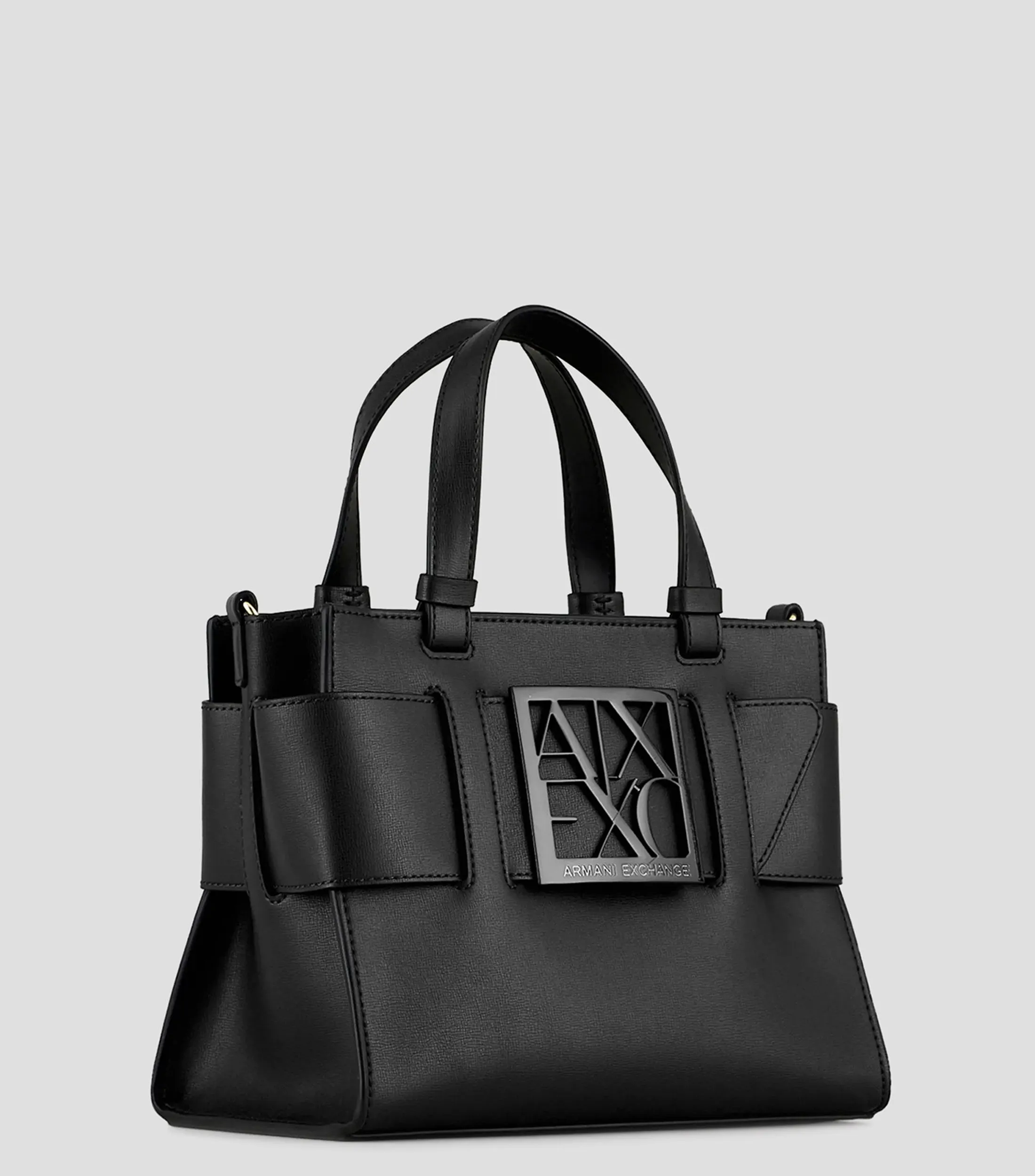 Armani Exchange Bolso Tote negro liso Mujer