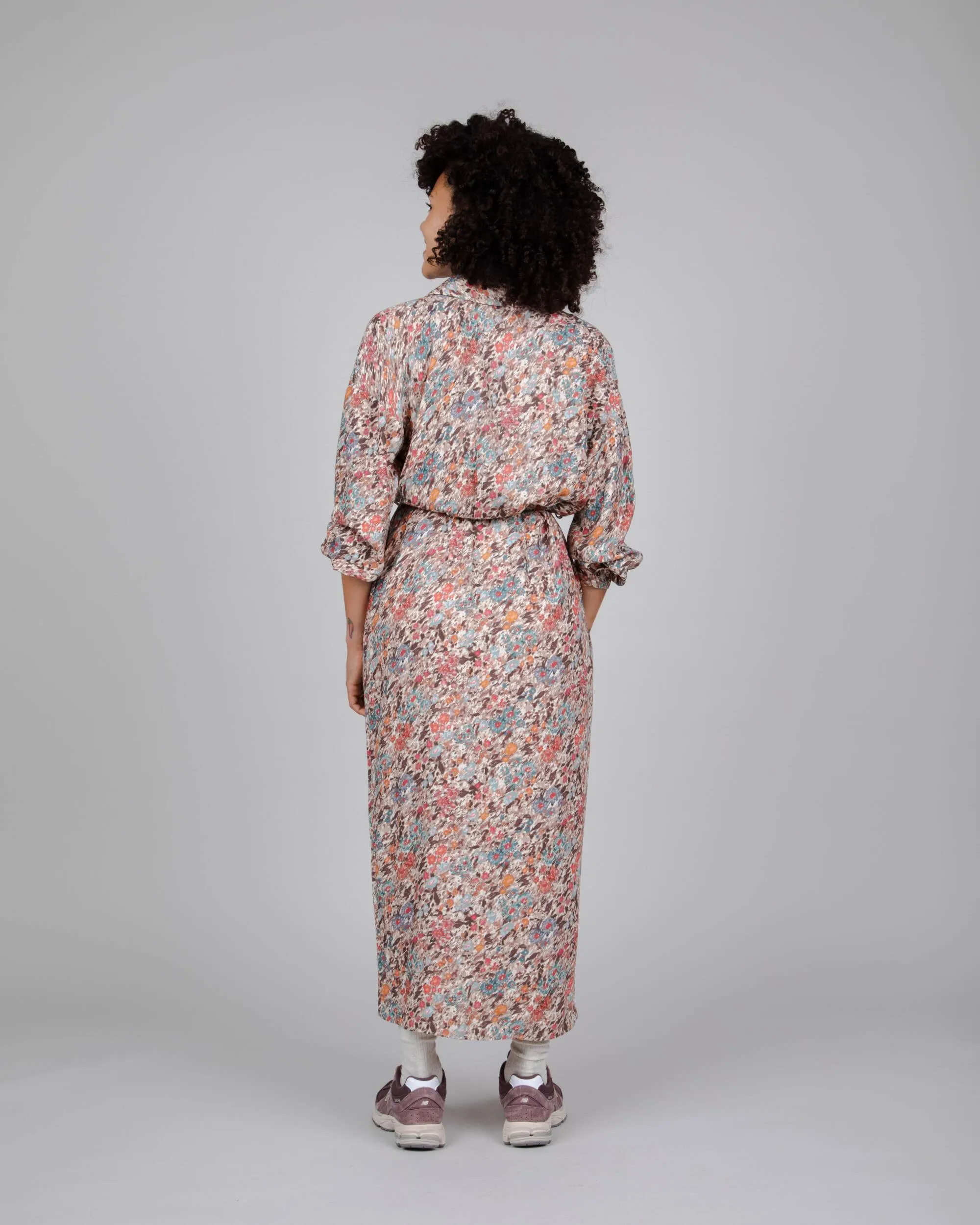 Aster Long Dress Brown