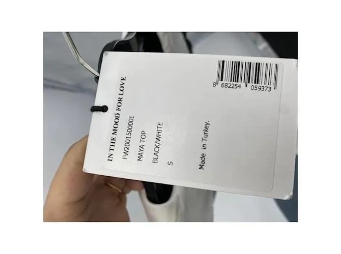 Autre Marque EN EL HUMOR PARA EL AMOR Tops T.Brillo internacional S Negro 