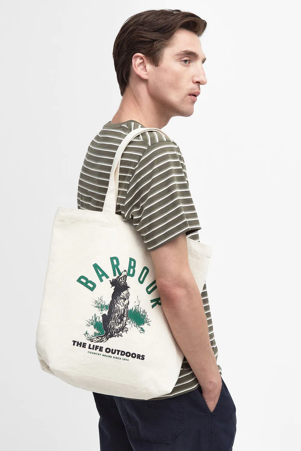 Barbour Bolsa Canvas Tote Bag