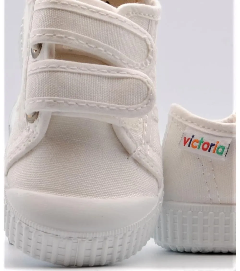 BASKET 1915 VICTORIA LONAS TIRAS VELCRO BLANCO