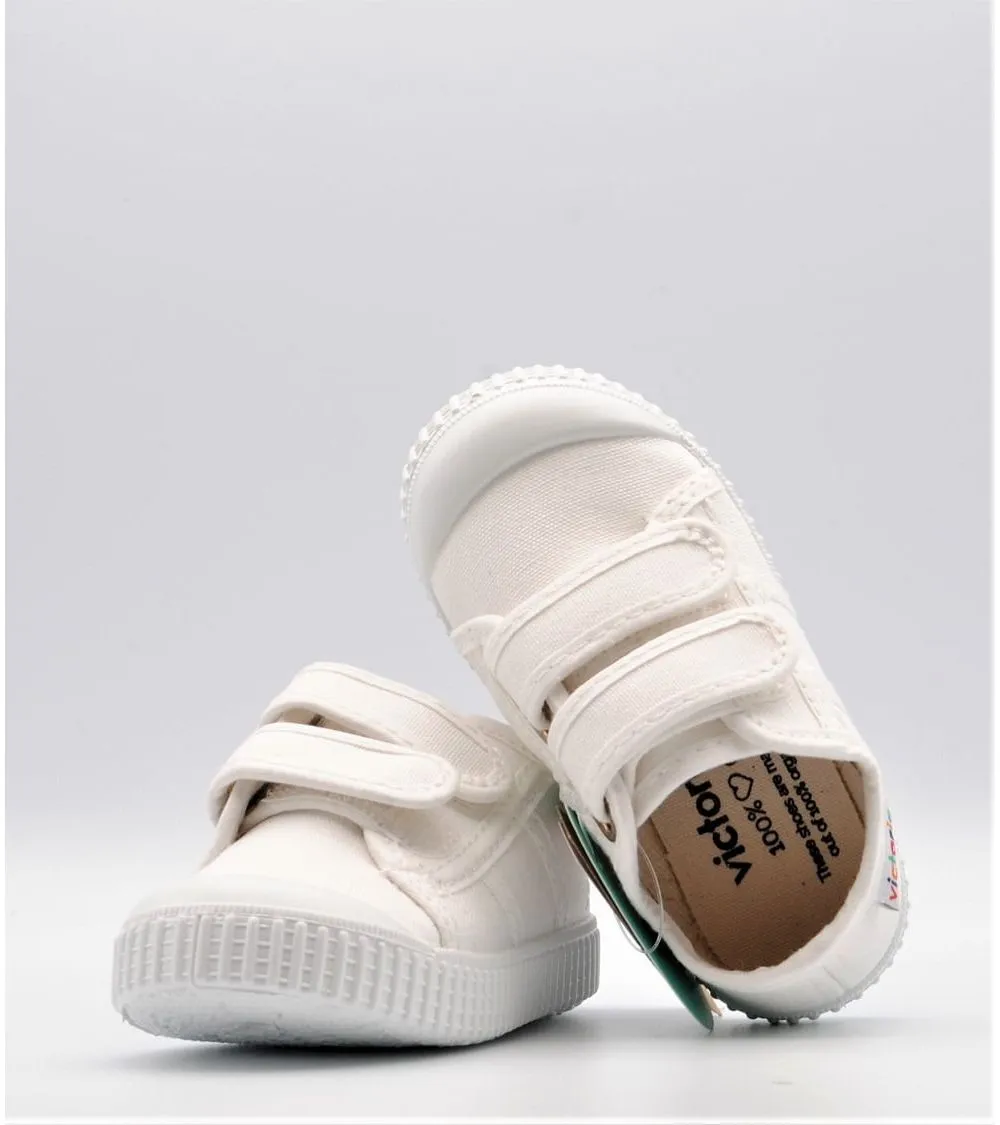 BASKET 1915 VICTORIA LONAS TIRAS VELCRO BLANCO