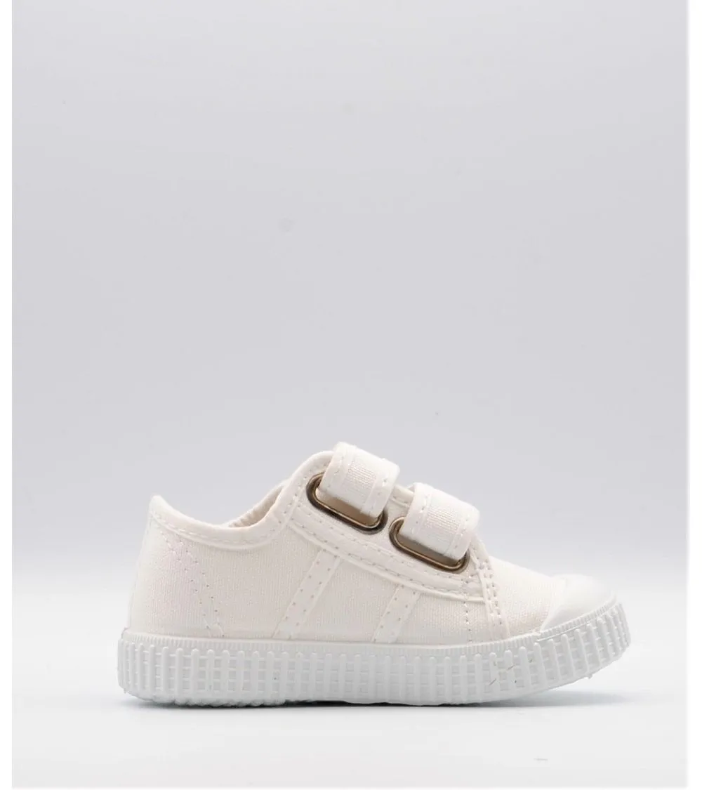 BASKET 1915 VICTORIA LONAS TIRAS VELCRO BLANCO