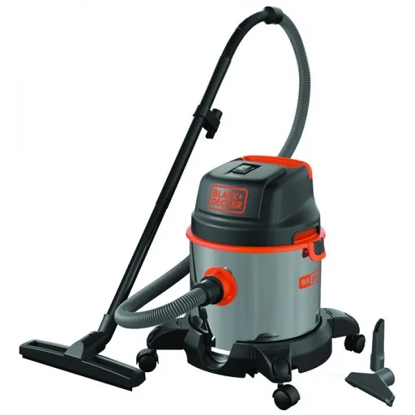 BLACK & DECKER  BXVC20XE  ASPIRADOR SECOHúMEDO, 1400 W, 190 MBAR, 20 L, TANQUE DE ACERO INOXIDABLE