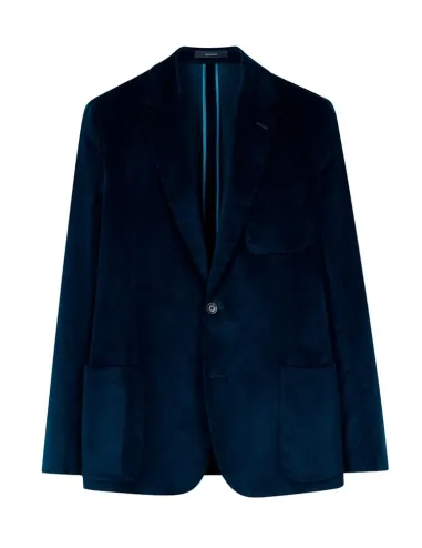 Blazer de pana azul marino