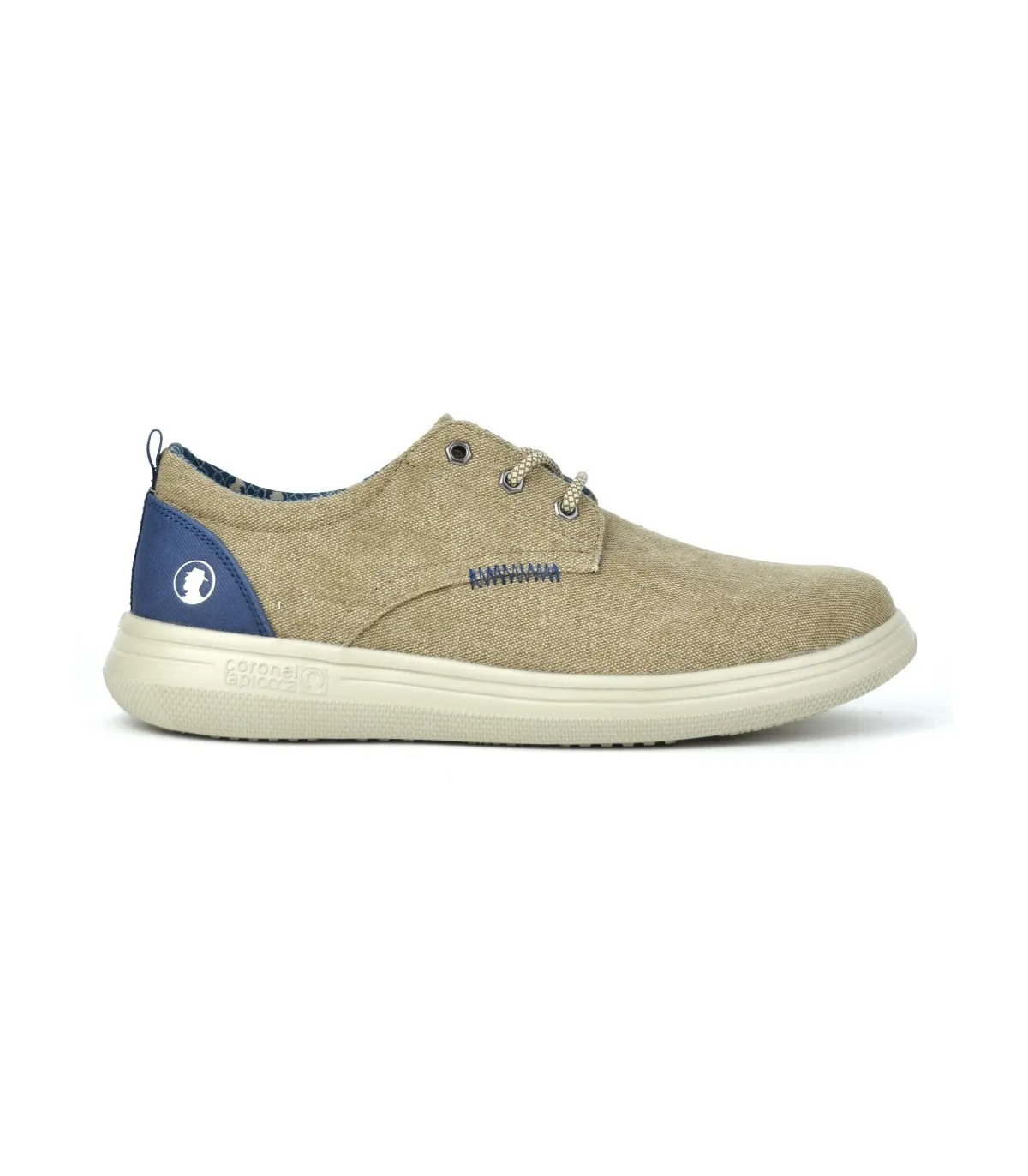 Blucher lona beige