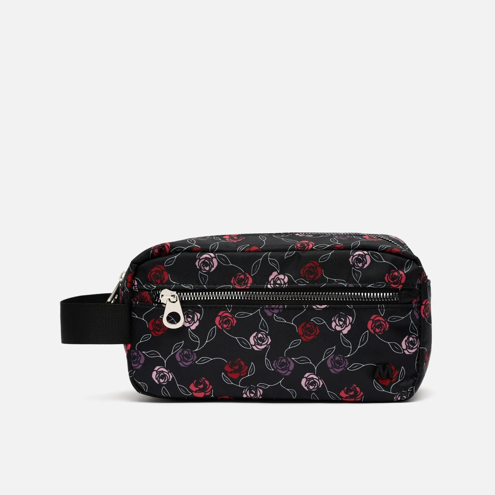 Blush neceser estampado con asa de mano