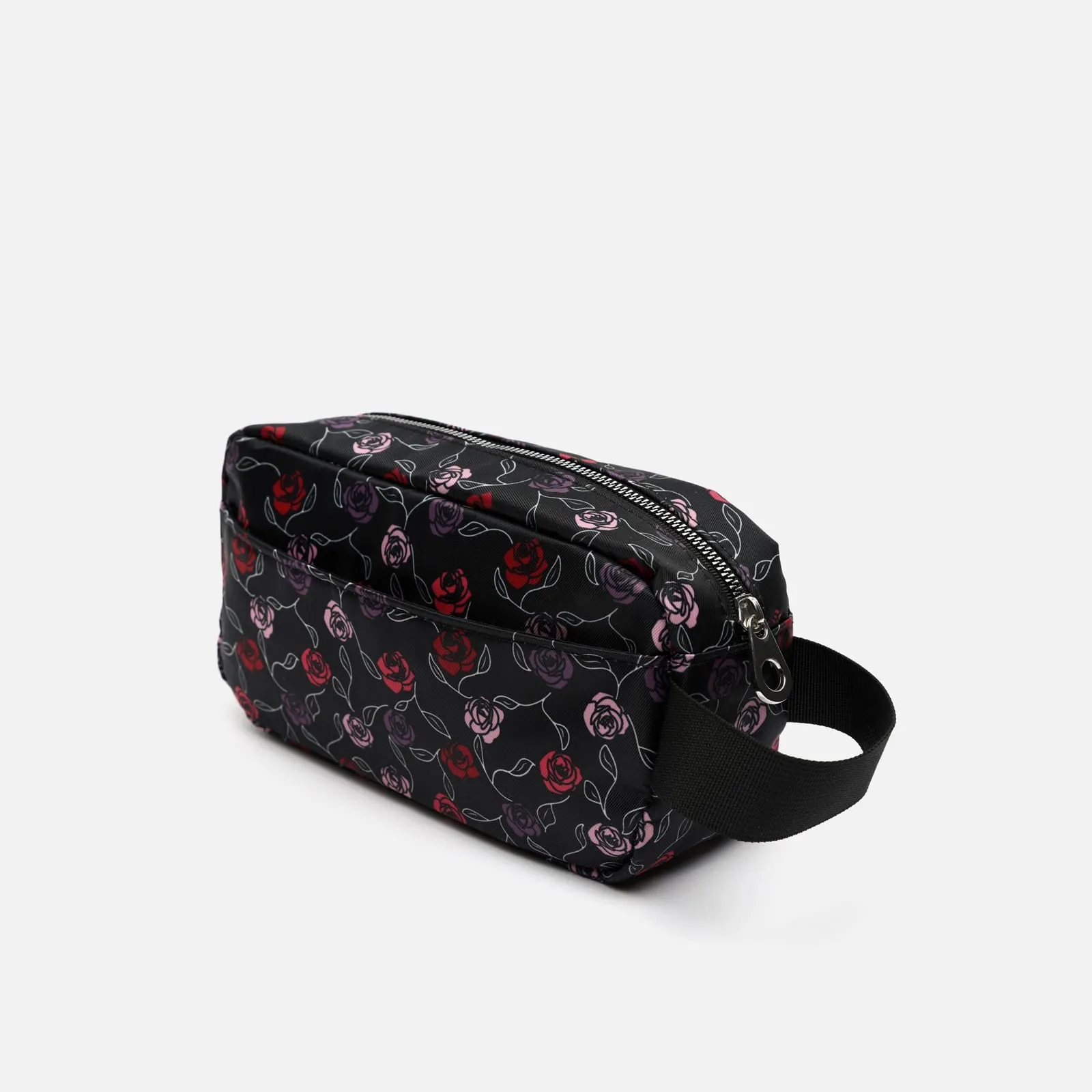 Blush neceser estampado con asa de mano