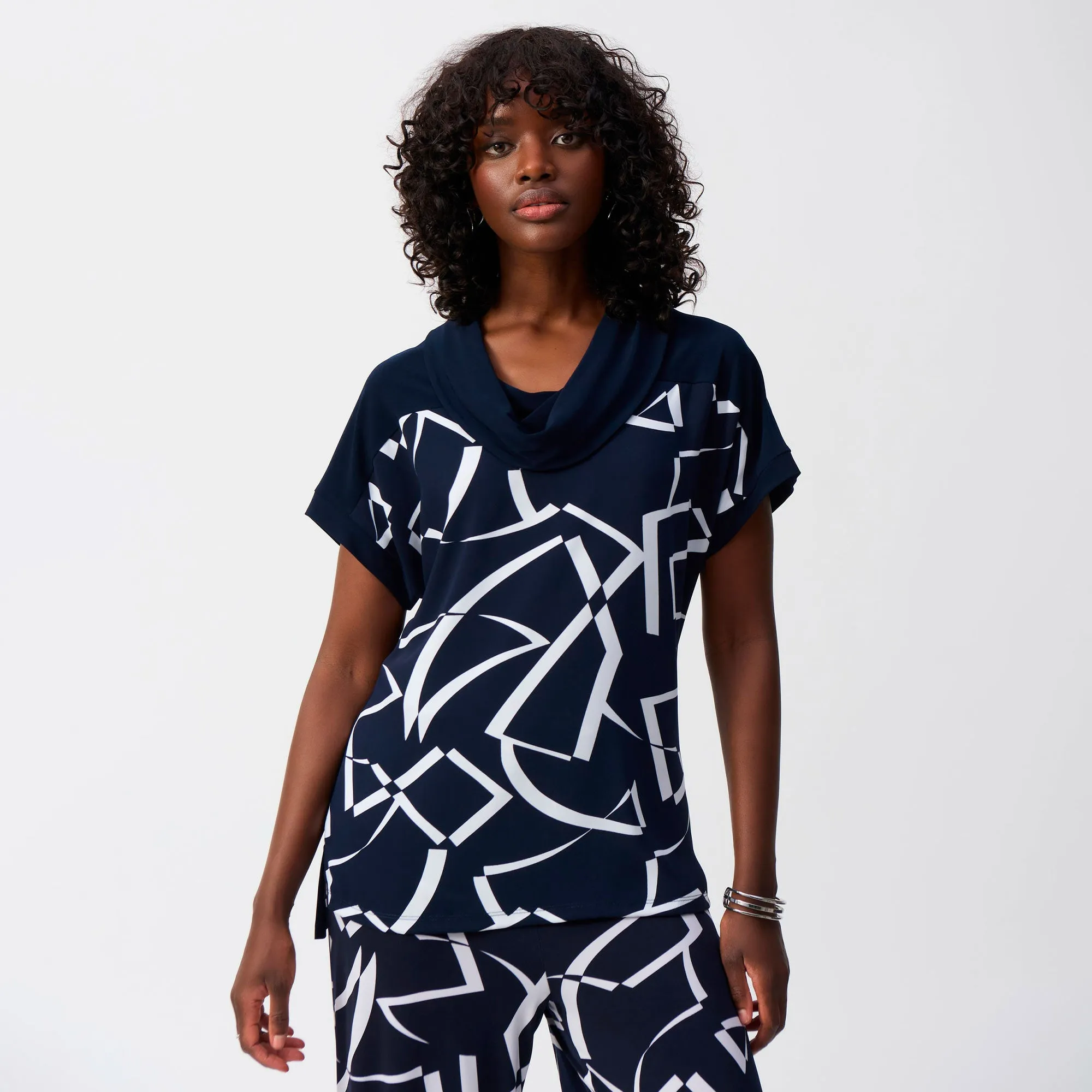Bluson Cuadrado con Estampado Joseph Ribkoff 251110