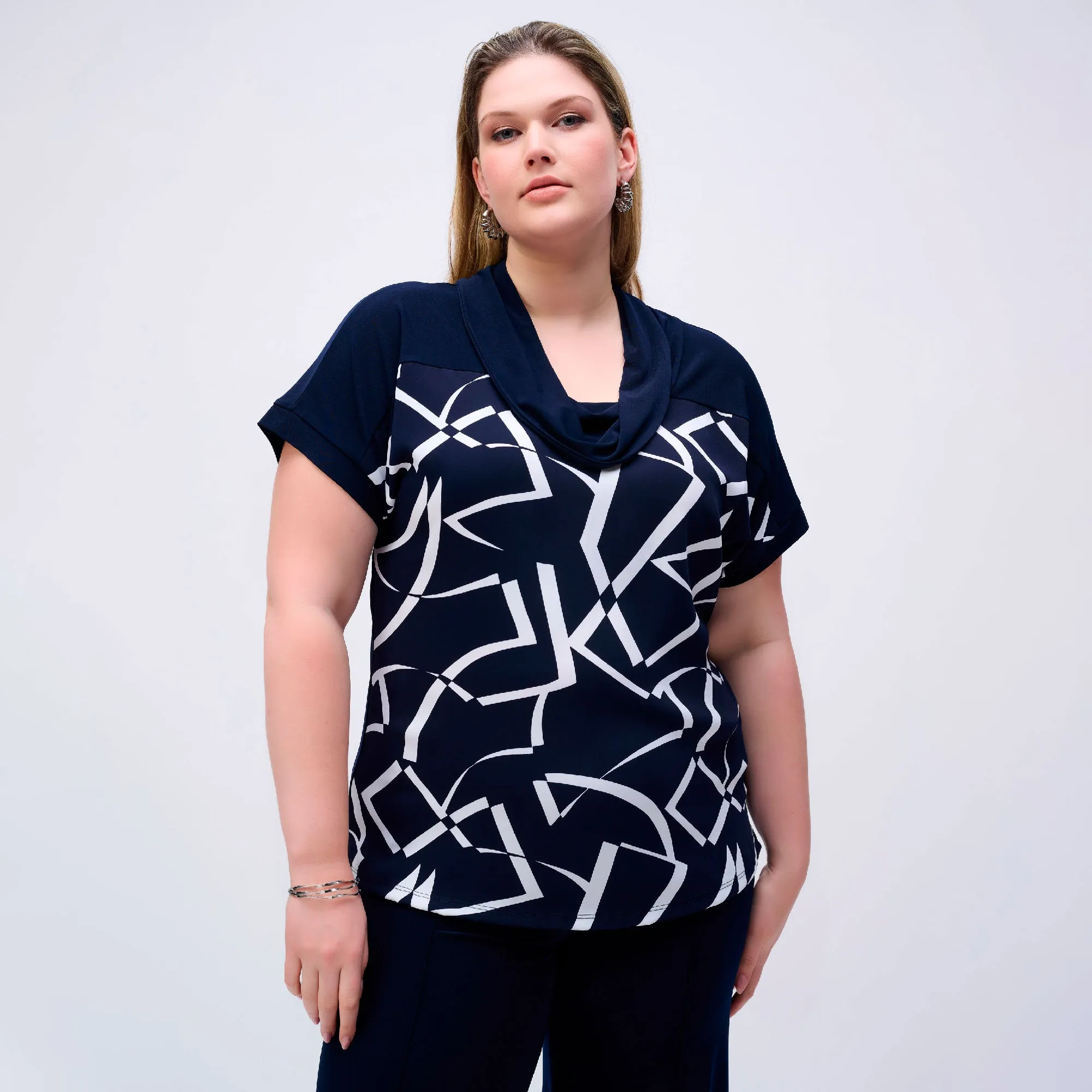 Bluson Cuadrado con Estampado Joseph Ribkoff 251110