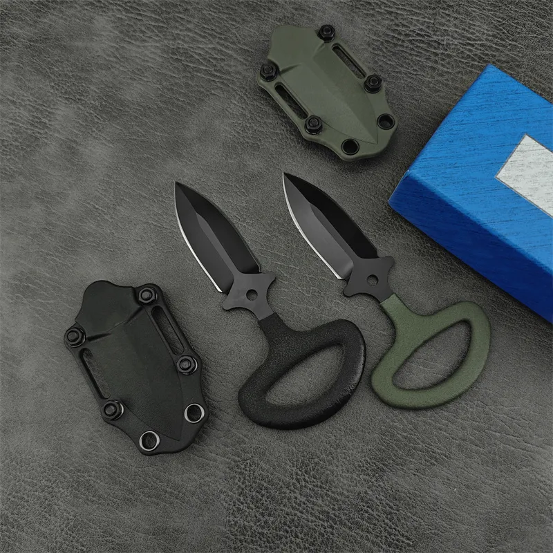 BM 175/175BK CBK EDC Push Fijar cuchillo de cuchilla Fijar cuchillo Gimlet 2.5 "D2 Hojos de cuchilla de algodón sin desliza