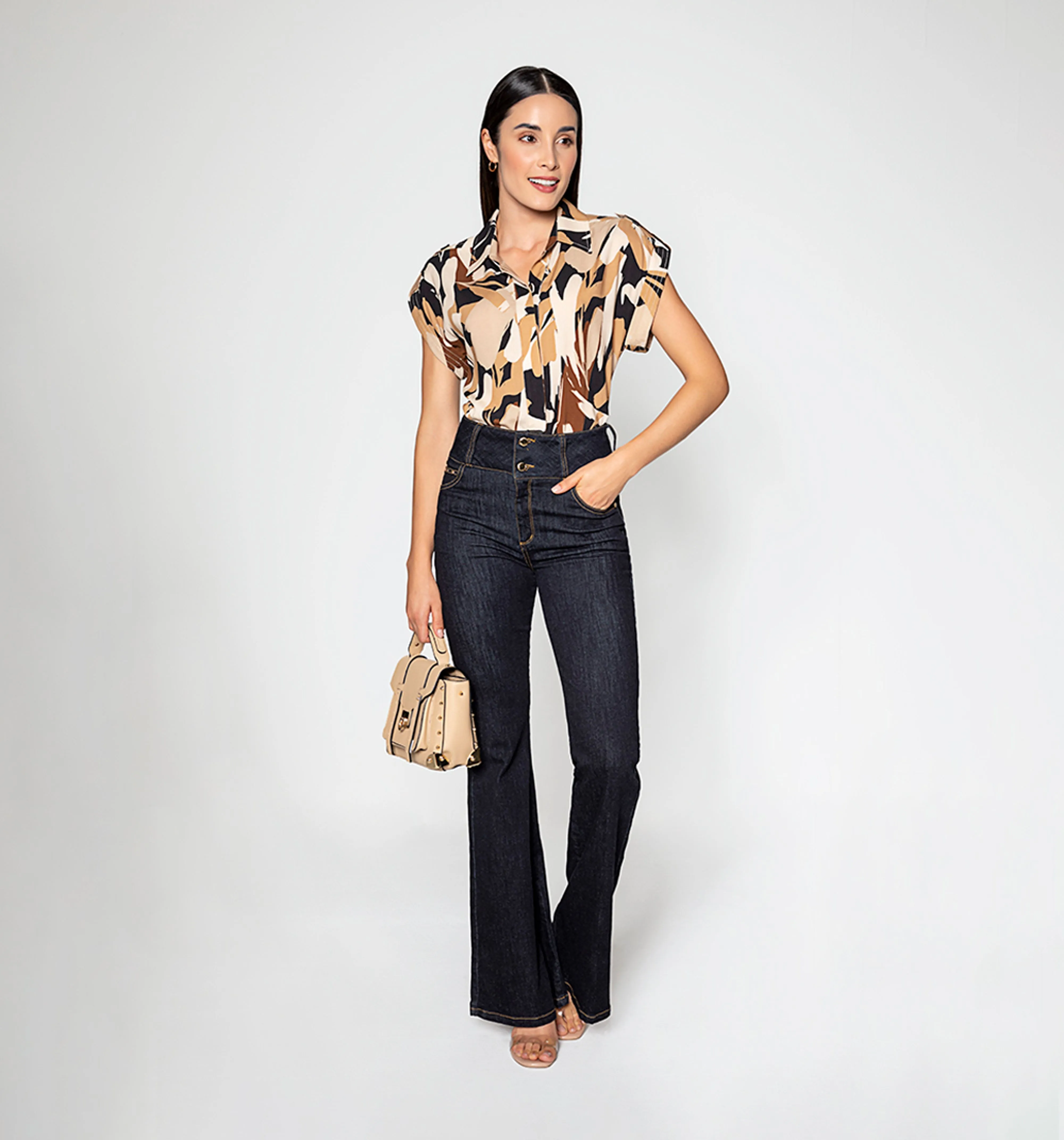 Body camisero estampado