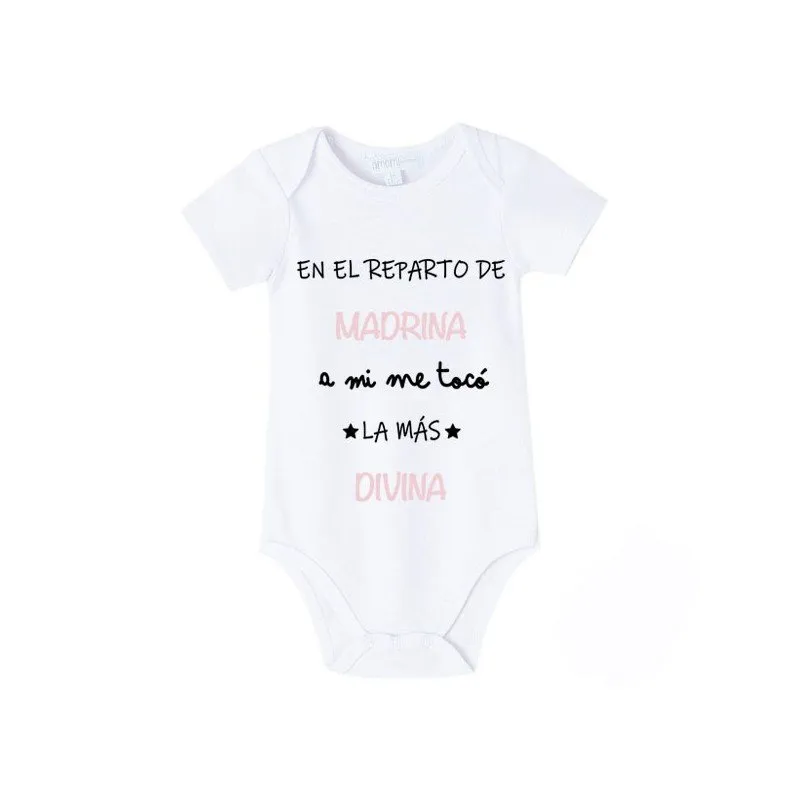 Body personalizado bebé Madrina