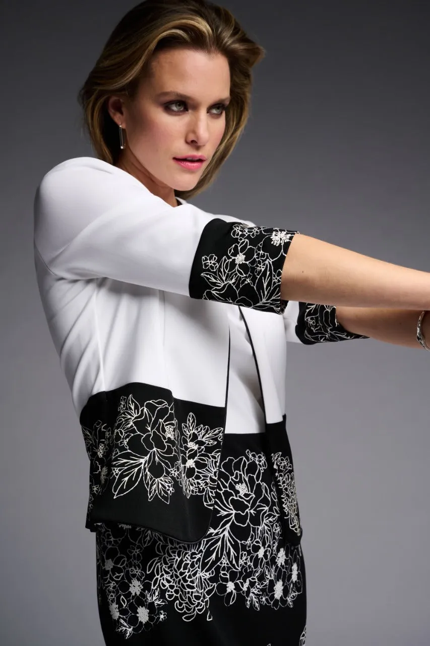 Bolero Bicolor Estampado Dama Joseph Ribkoff 223750M