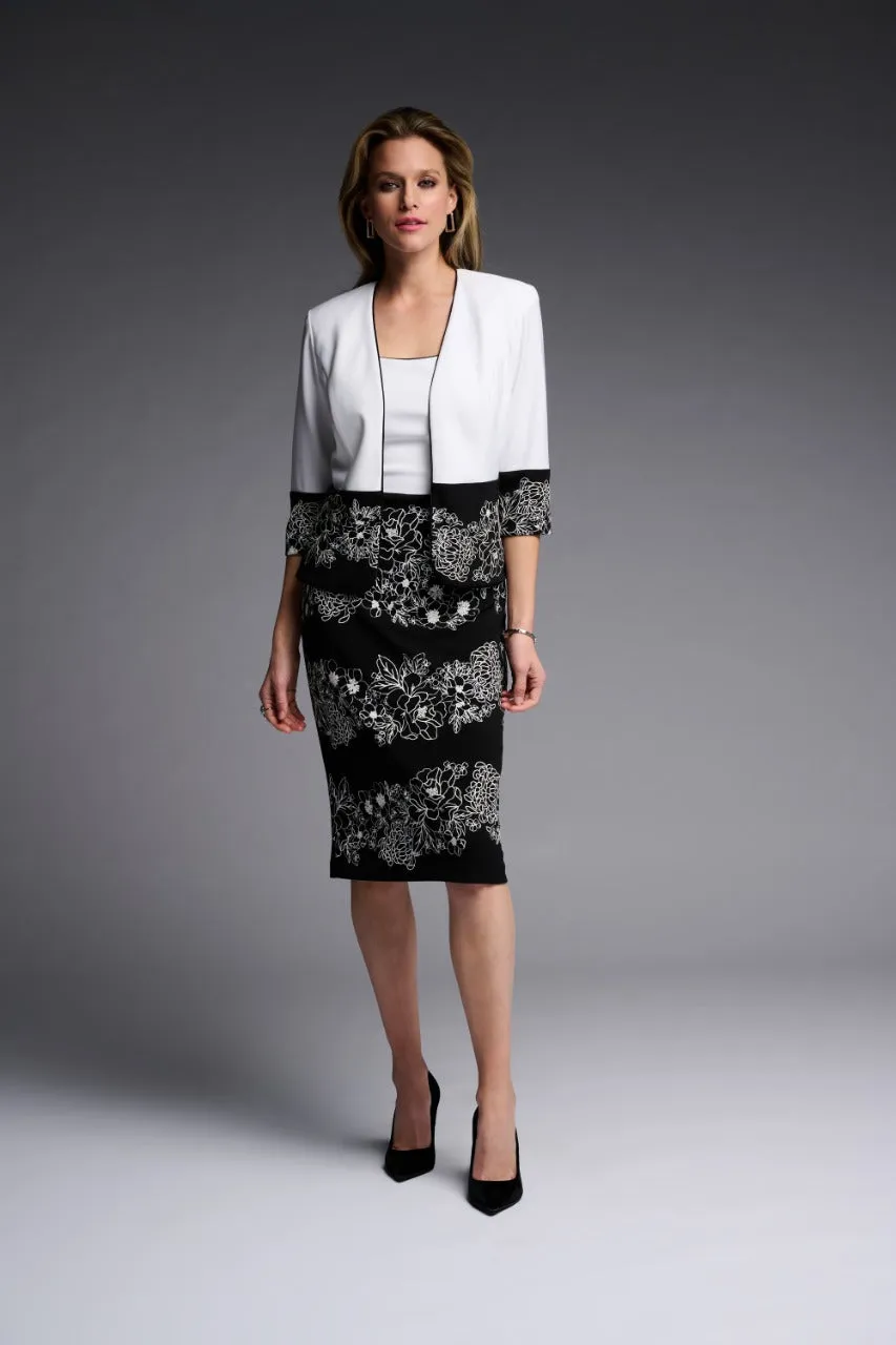 Bolero Bicolor Estampado Dama Joseph Ribkoff 223750M