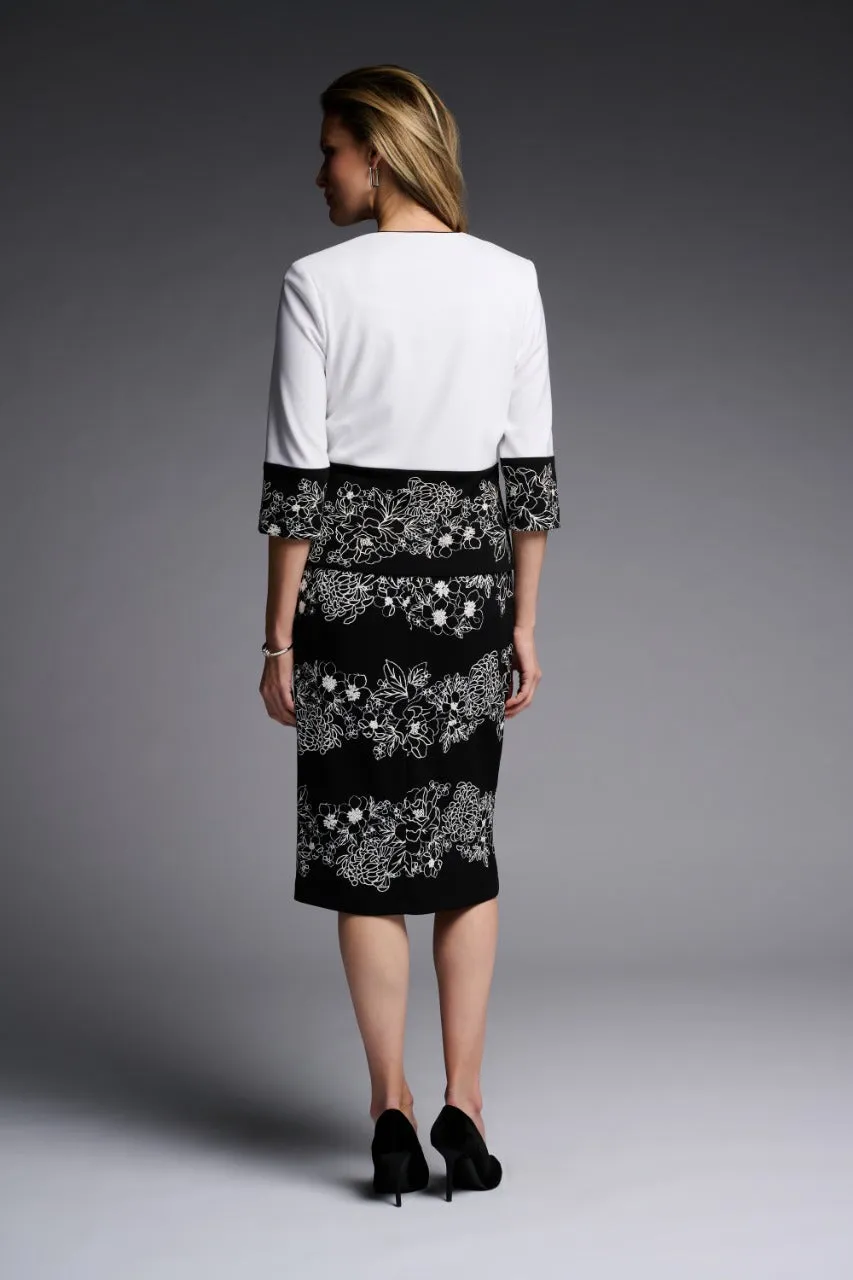 Bolero Bicolor Estampado Dama Joseph Ribkoff 223750M