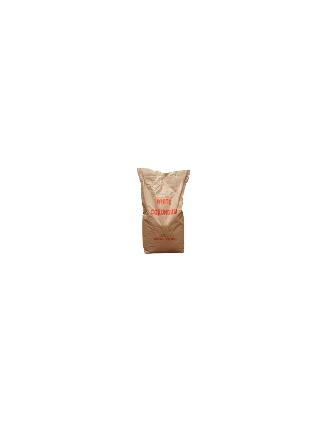 BOLSA DE DE CORINDON BLANCO 60, 0,212 – 0,30mm gramo fino para chorreadora arena, 25 KILOS