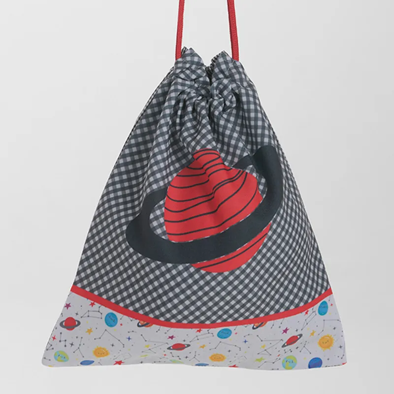 BOLSA DE ROPA MERIENDA ESCOLAR PLANETAS  DYNEKE