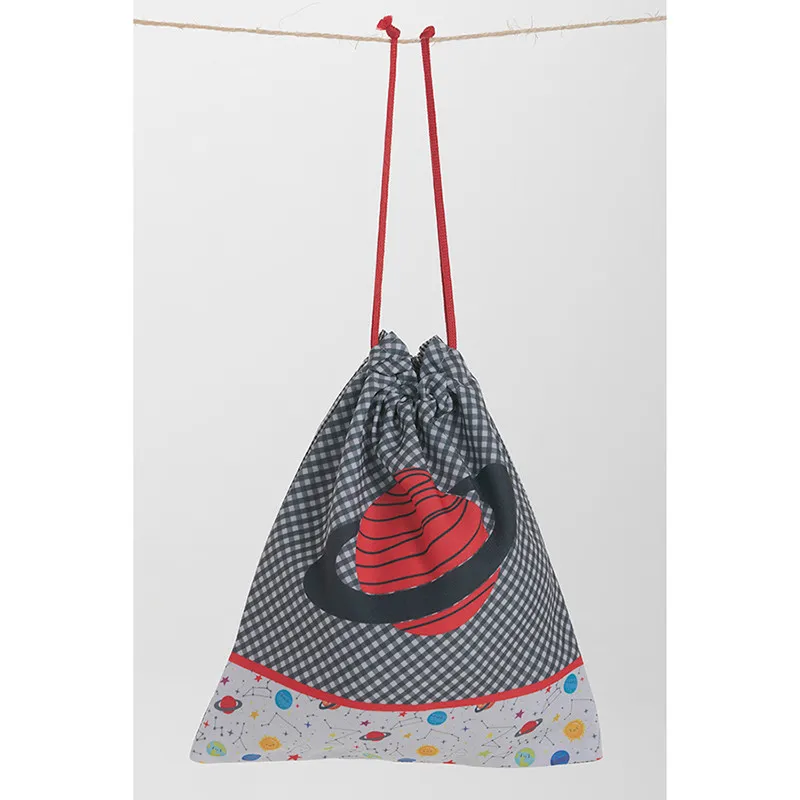 BOLSA DE ROPA MERIENDA ESCOLAR PLANETAS  DYNEKE