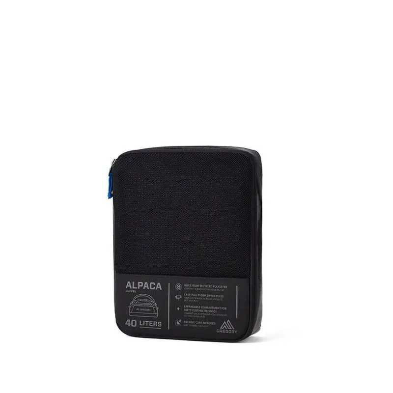 Bolsa de viaje Gregory Alpaca 40 (Negro obsidiana)