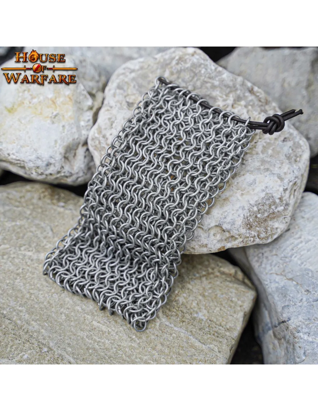 Bolsa medieval de cota de malla (15,2x10,1 cm.)