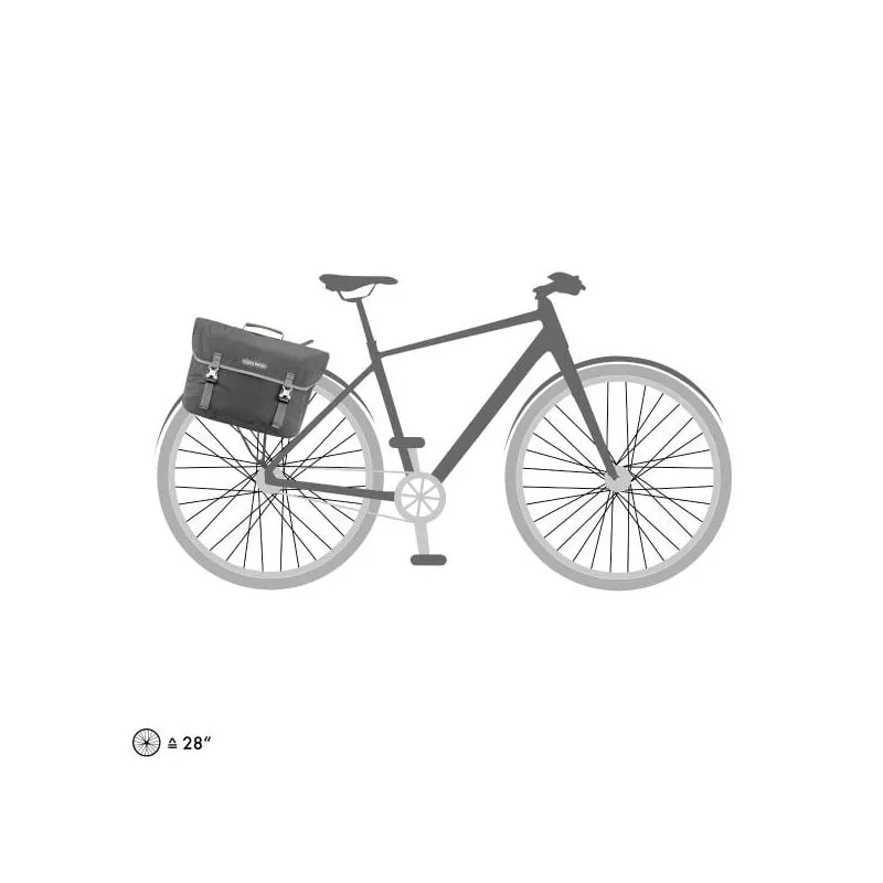BOLSA PARA BICICLETA ORTLIEB COMMUTERBAG TWO URBAN QL2.1 PS55C 20L (TINTA)