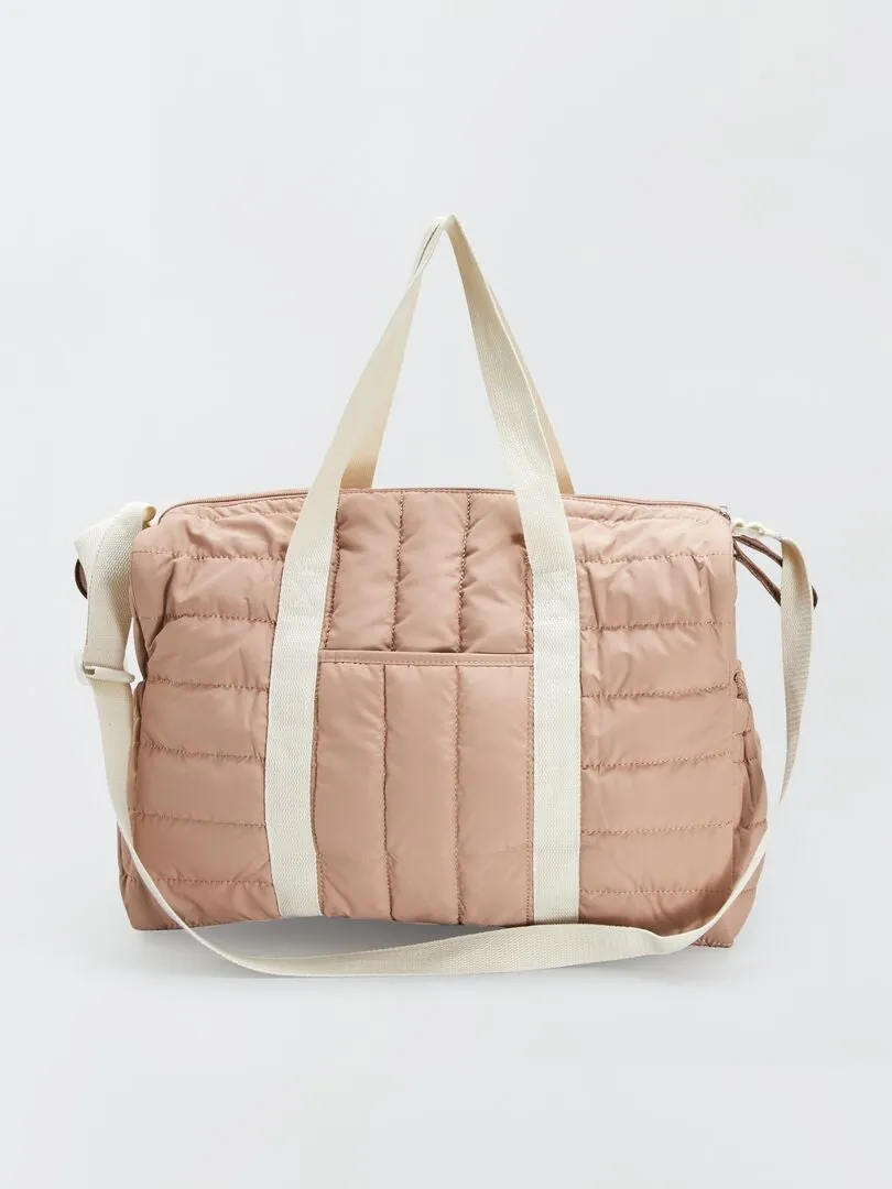 BOLSO CON COLCHóN CAMBIADOR  BEIGE