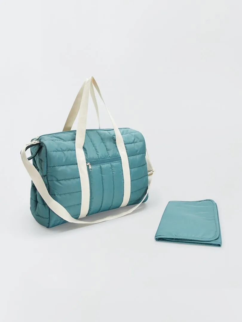BOLSO CON COLCHóN CAMBIADOR  VERDE