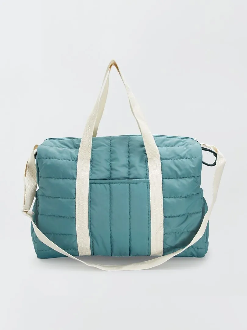 BOLSO CON COLCHóN CAMBIADOR  VERDE