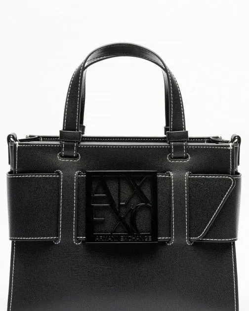 Bolso de mano Armani Exchange 942690 0A874 Negro