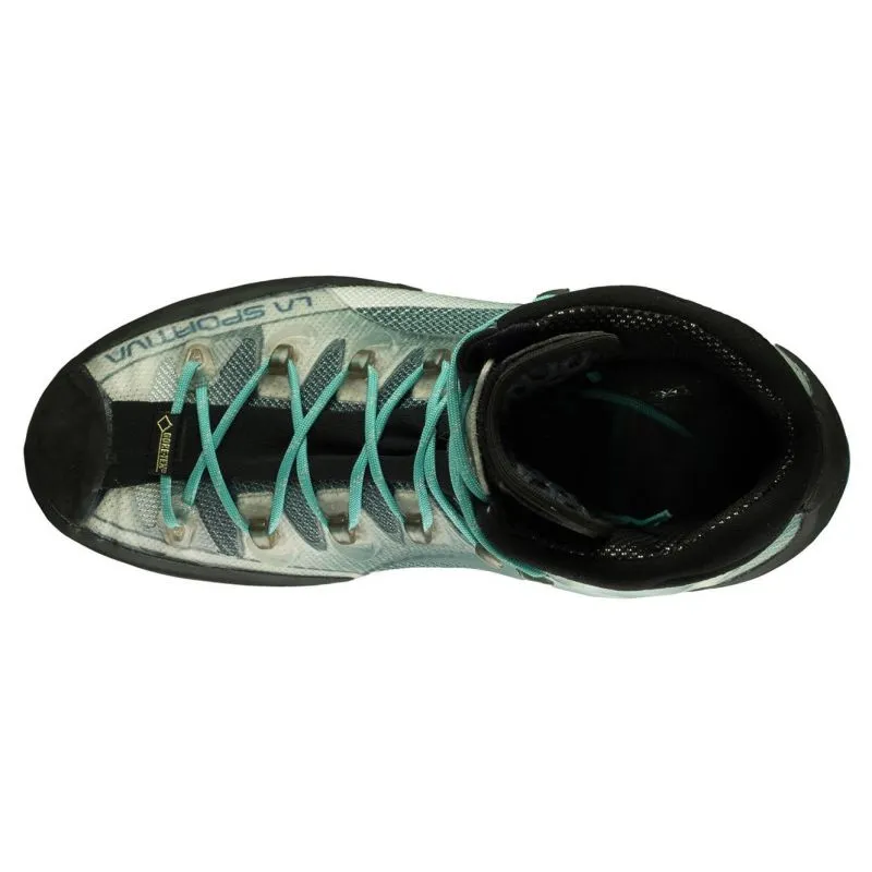 Bota de senderismo para mujer La Sportiva Trango Cube Gore Tex (Light Grey/Mint)