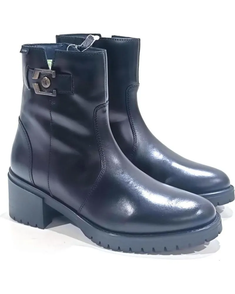 Botines CALLAGHAN  de Mujer BOTIN CASUAL DE PIEL CON TACON DE GOMA  NEGRO