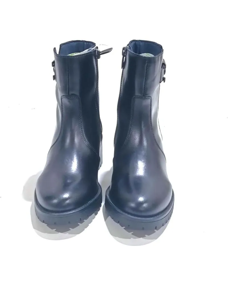Botines CALLAGHAN  de Mujer BOTIN CASUAL DE PIEL CON TACON DE GOMA  NEGRO
